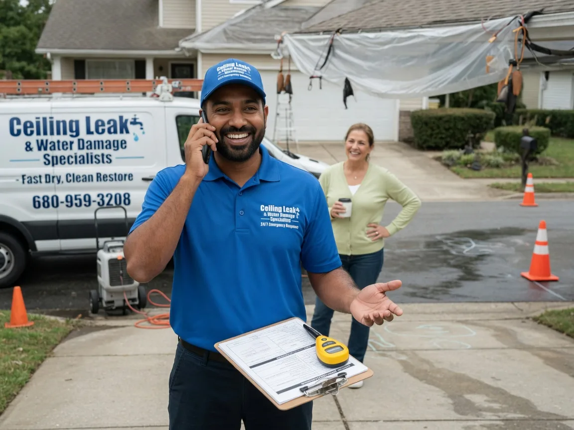 Ceiling Leak Cleanup Winterville, GA FAQs